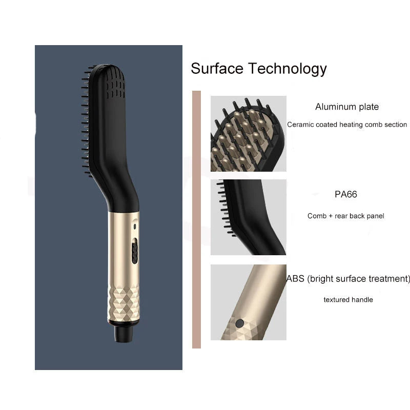 Hot Comb Straightener For Men Beard