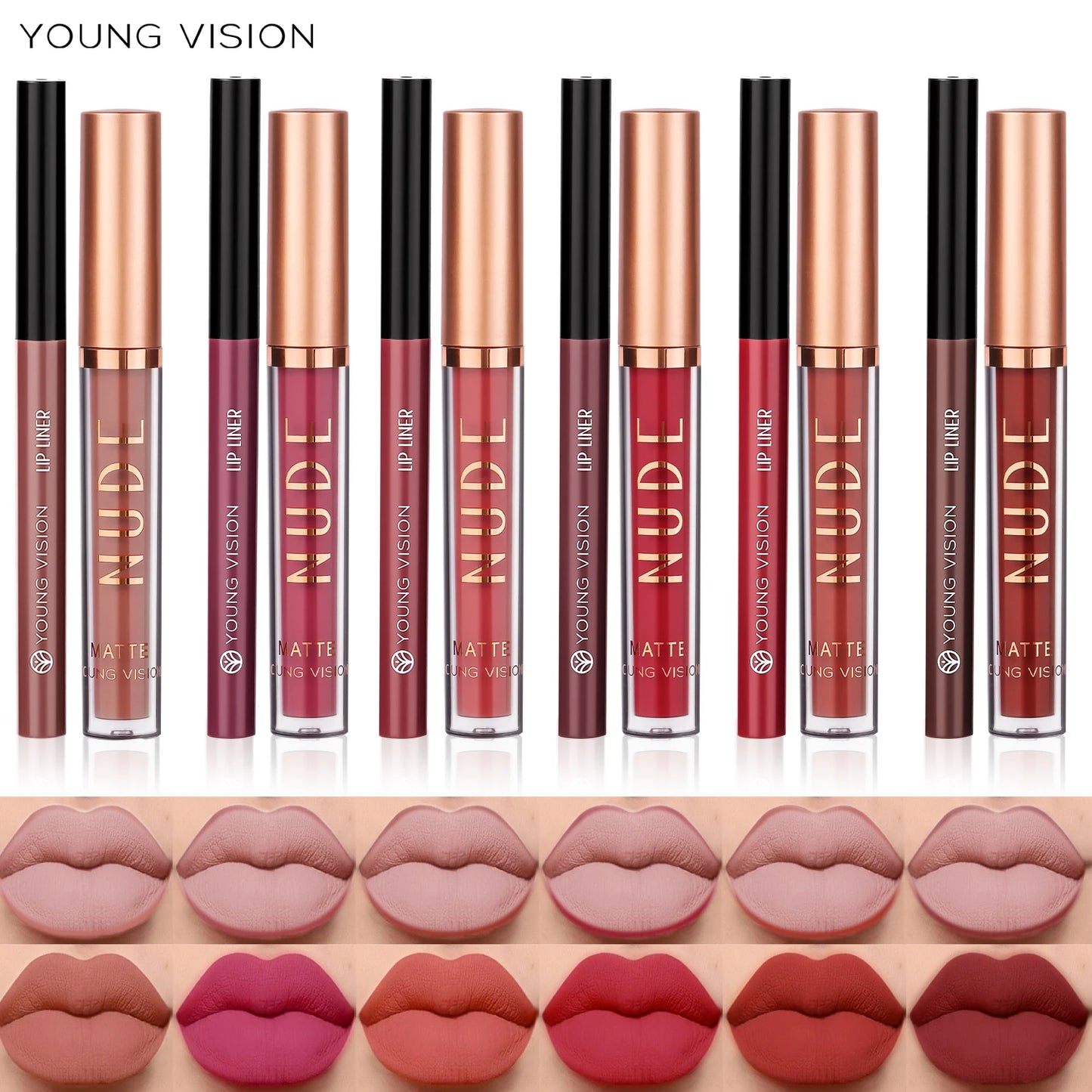 Lip gloss+lipliner set
