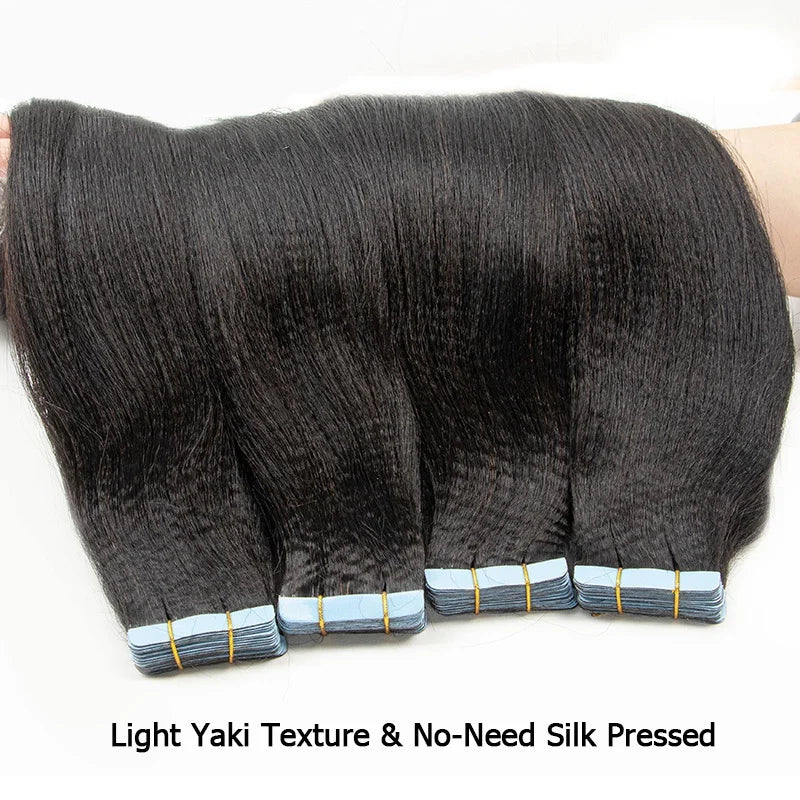 Tape In Hair Extensions Remy Human Hair 12-26 inch