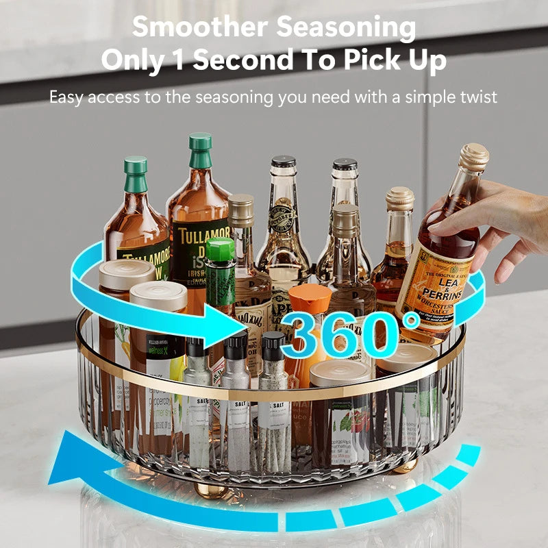 Rotating Organizer For Dresser Luxury Skincare