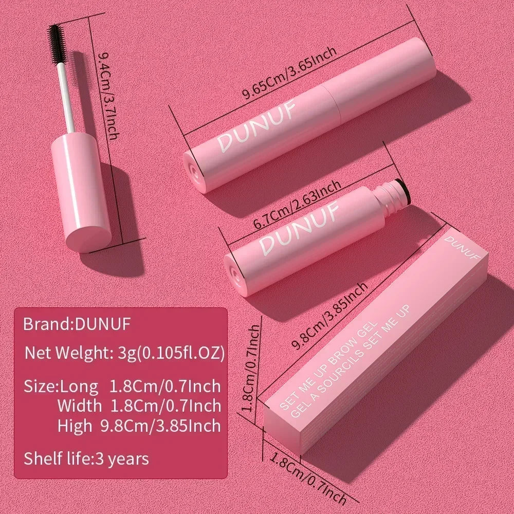 Waterproof Brow Transparent Eyebrow Gel Styling Cream Eyebrow Pencil Long-Lasting Fixing Brow Soap Makeup Clear Liquid Makeup