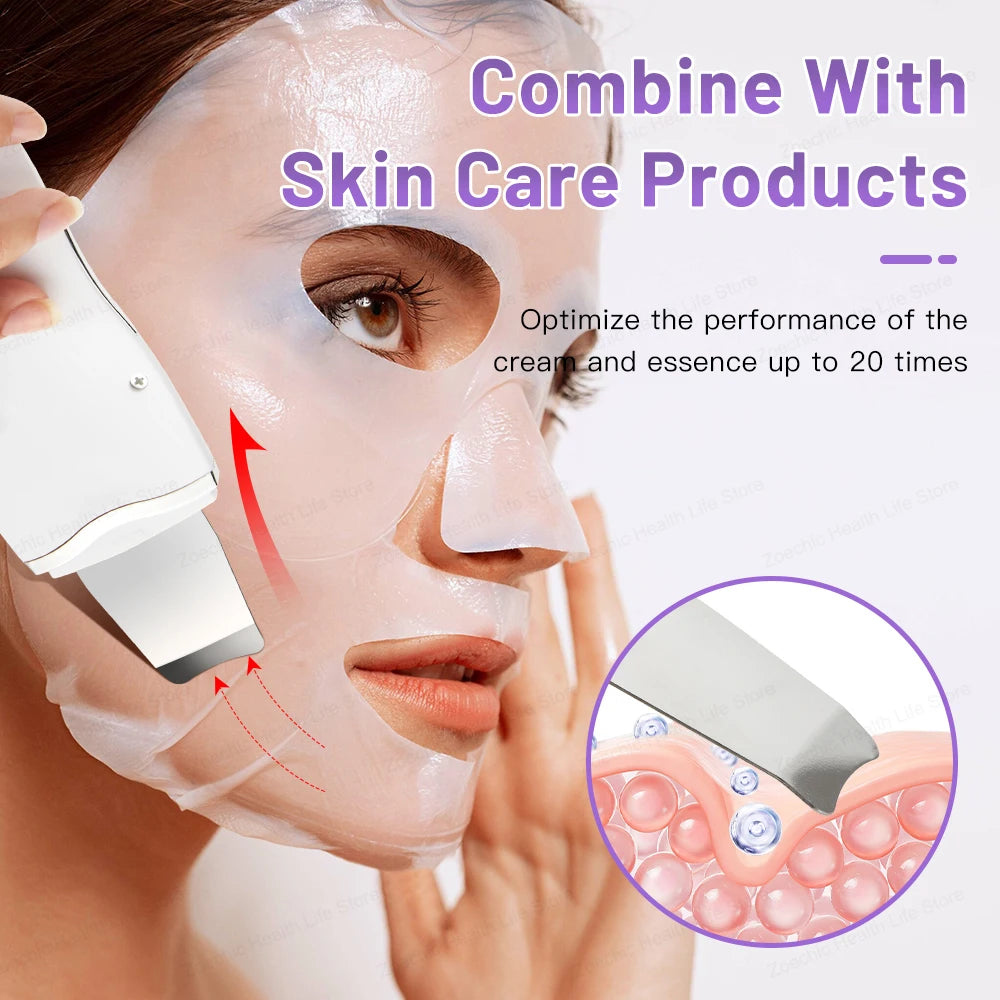 Ultrasonic Skin Scrubber and Massager