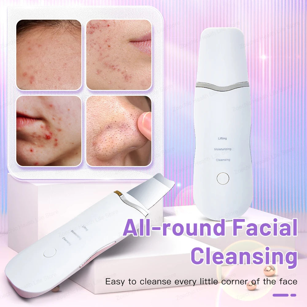 Ultrasonic Skin Scrubber and Massager