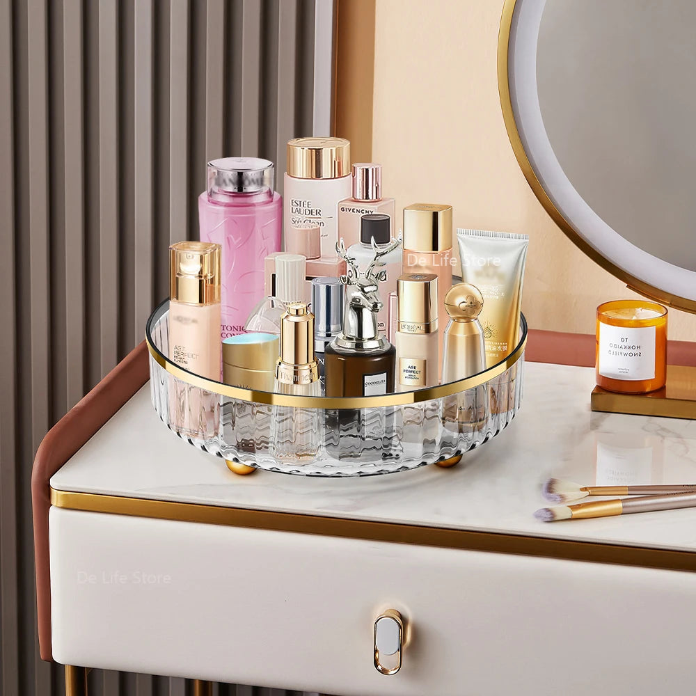Rotating Organizer For Dresser Luxury Skincare