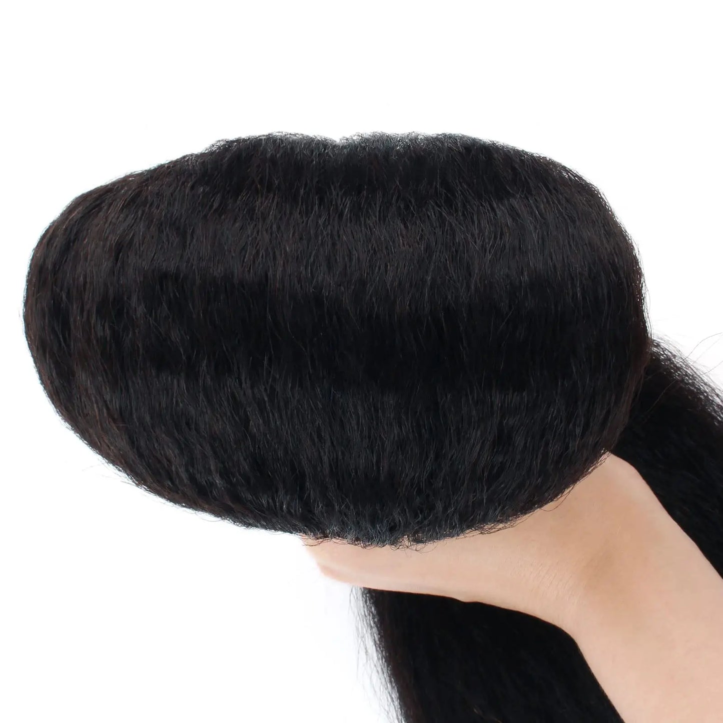 Kinky Straight Tape In Hair Extensions Human Hair Natural Black #1B Tape in Hair Extensions Real Remi Human Hair 16-26Inches