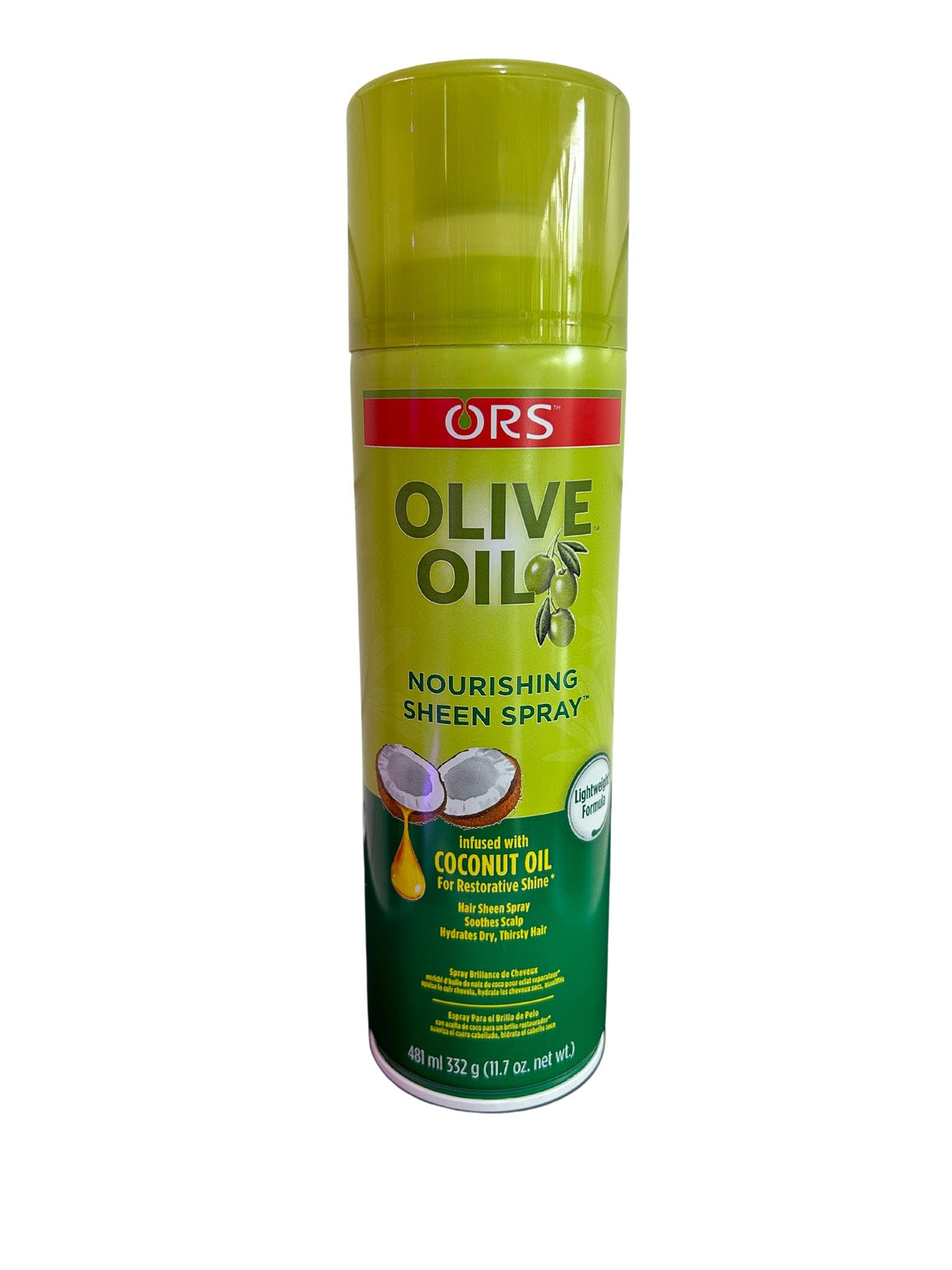 ORS OLIVE OIL NOURISHING SHEEN SPRAY INFUSED WITH COCONUT OIL