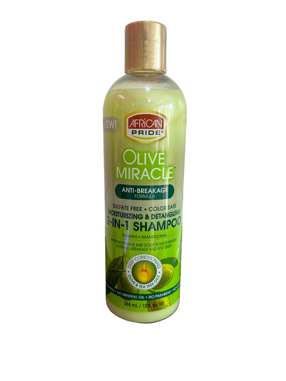 OLIVE MIRACLE ANTI BREAKAGE 2 IN 1 SHAMPOO AND CONDITIONER