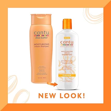 CANTU Moisturizing Cream Shampoo, Shea Butter 400 ml