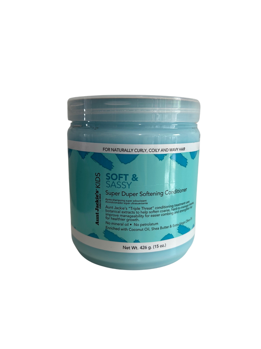 AUNT JACKIES SOFT AND SASSY SUPER DUPER SOFTENING CONDITIONER