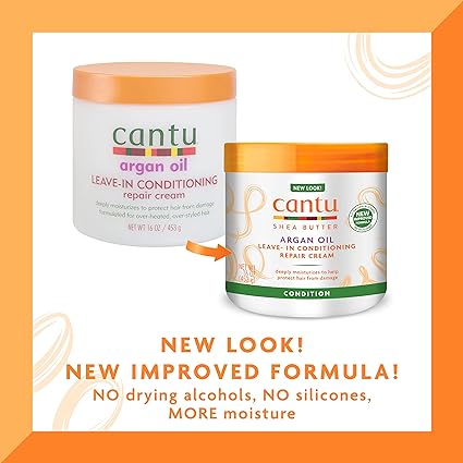 Cantu Argan Oil Leave-In Conditioning Repair Cream 453g