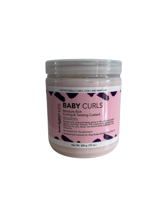 AUNT JACKIES BABY CURLS MOISTURE RICH CURLING AND TWISTING CUSTARD