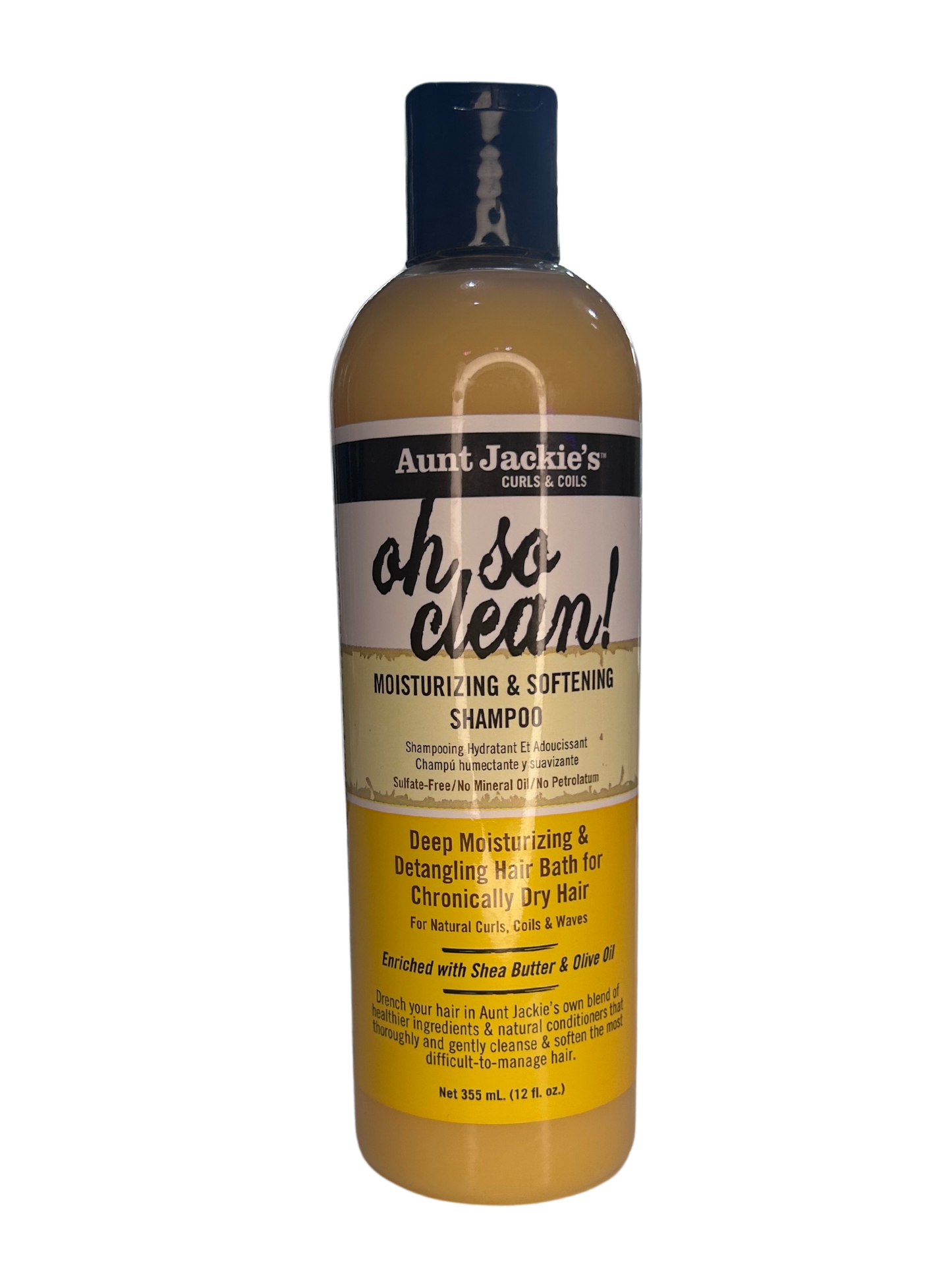 AUNT JACKIES OH SO CLEAN MOISTURIZING AND SOFTENING SHAMPOO