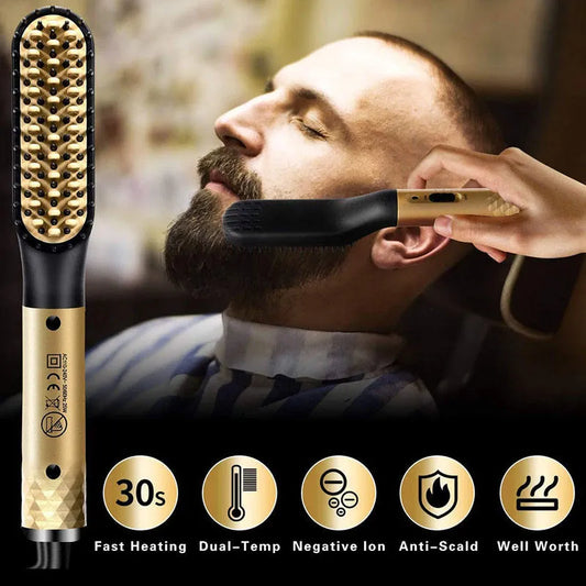 Hot Comb Straightener For Men Beard