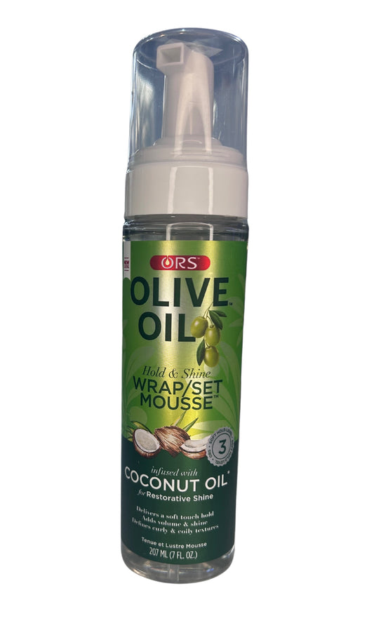 ORS Olive Oil Wrap/Set Mousse Coconut Oil