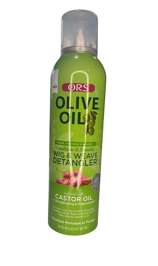 ORS OLIVE OIL CONDITIONS AND SMOOTHS WIG AND WEAVE DETANGLER