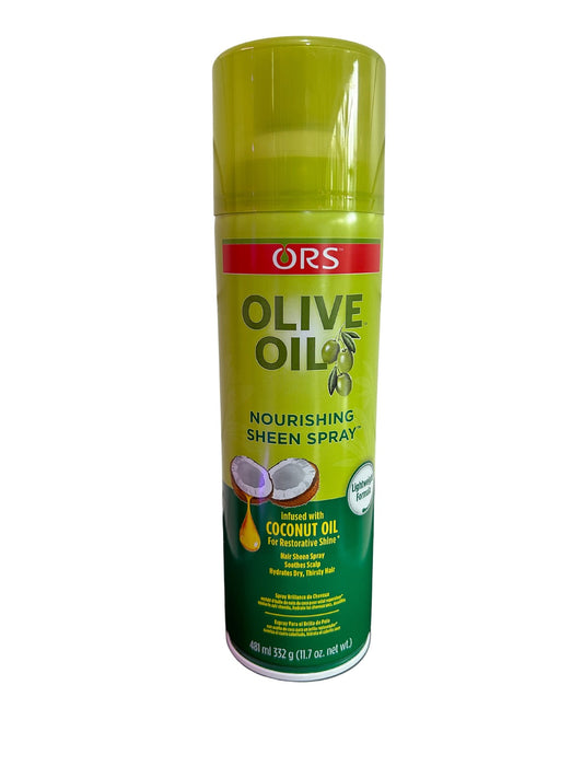 ORS OLIVE OIL NOURISHING SHEEN SPRAY INFUSED WITH COCONUT OIL