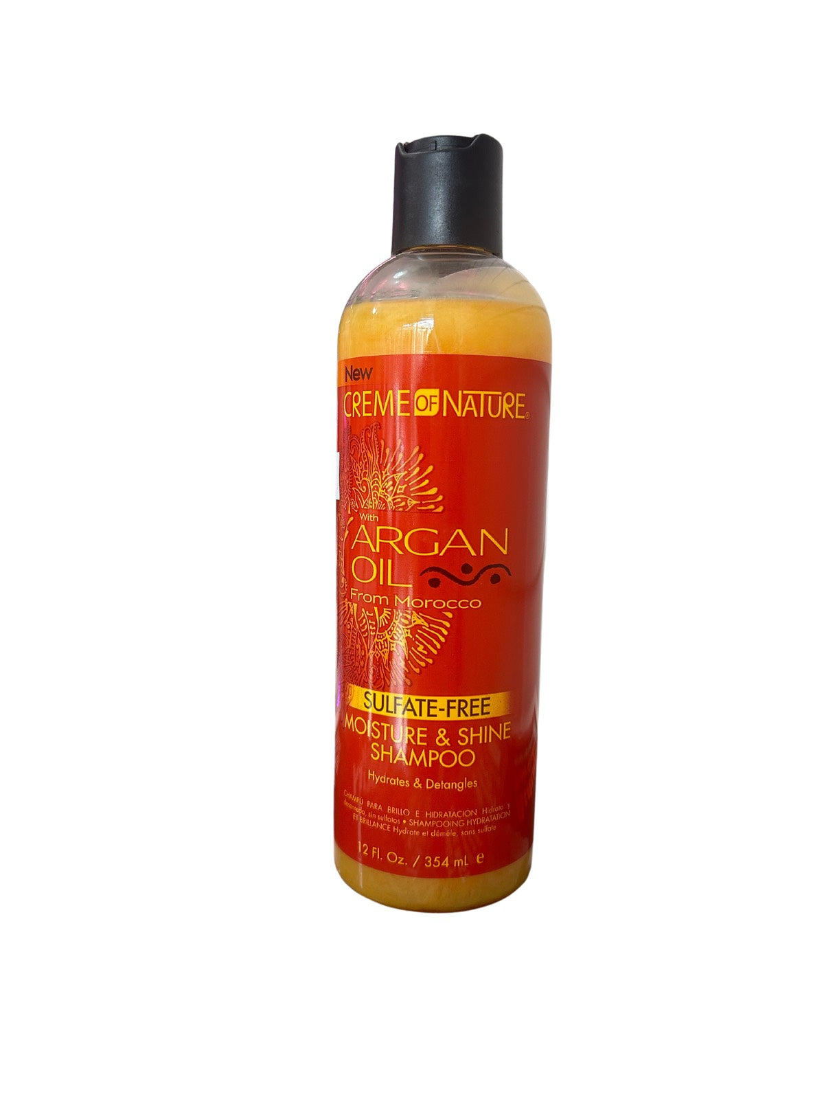 CREME OF NATURE ARGAN OIL SULFATE FREE MOISTURE AND SHINE SHAMPOO